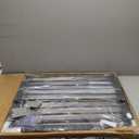 DEARBB Triple Lock Baby Gate for Stairs Doorways and House 31" to 86" Extra Wide Pressure Mounted Easy Walk Through Auto Close Safety Pet Gate Black 49.21-67.32"