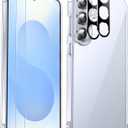 SPIDERCASE for Samsung Galaxy S25 Plus Case, [10 FT Military Grade Drop Protection] [Crystal Clear] [Not-Yellowing] Slim Fit Shockproof Anti-Scratched Rugged Phone Case, Clear