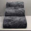 Dog Stairs for Small Dogs - High Density Foam Pet Steps, Extra Wide Dog Ramp with Non-Slip Bottom for High Beds, Couch and Sofa, Best for Dogs Injured, Older Doggy Cats,3 Steps, Black