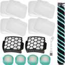 LA802 LA742 Brush Roller Filter Replacement Compatible with Shark Rotator Lift-Away Duo Clean PowerFins LA802 LA742 Upright Vacuum Cleaner Accessories Parts XHF320 XFFK320