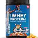 Six Star Whey Protein Powder Plus - Muscle Building & Recovery Formula with Whey Isolate Powder, BCAAs, 30g Protein, Immune Support - Post-Workout Supplement - Kellogg’s Frosted Flakes Flavor, 1.8 lbs (EXP 02/01/28)