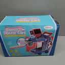 Liberry Doctor Kit for Toddlers Ages 2 3 4 5, Pretend Kids Doctor Playset with Cart, Costume and Stethoscope, Role Play Medical Toys Birthday Gift for Girls Boys (Blue)