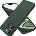 OTOFLY for iPhone 14 Pro Max Case [Compatible with MagSafe] Full-Body Silicone Shockproof Slim Thin Phone Case for iPhone 14 Pro Max 6.7 inch (Forest Green)