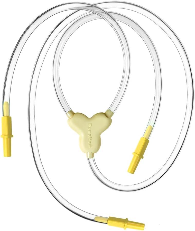 PumpMom-us Replacement Tubing for Medela New Pump in Style Maxflow Breast Pump, Compatible with Medela Spare Breastpump Parts Tubes