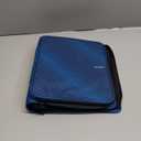 Five Star Zipper Binder, 2 Inch 3-Ring Binder with Round Rings, 5-Tab Expanding File, 380 Sheet Capacity, Cobalt Blue (72534)