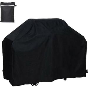 Grill Cover for Outside 75 inch Gas Grill Cover 210D Heavy Duty Waterproof BBQ Cover, Barbecue Cover with Adjustable Hem Drawstring & Storage Bag (A)