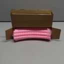 Shappy 6 Pcs Exercise Hoop Detachable Adjustable Plastic Toy Playground Toys Colored Hoop Circles for Teens Games Gymnastics Dog Agility Equipment Party Decor (23 Inch, Pink)