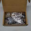 HOME EDIT 10 Pack Black Cabinet Knobs, 1-1/5 Inch Round Drawer Knobs for Kitchen Cabinets, Dressers & Closet Doors