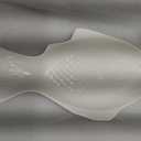 FRCOLOR Ceramic Fish Serving Platter 11 Inch White Fish Shape Plate Ideal for Home Dining Restaurant Presentation and Snack Serving