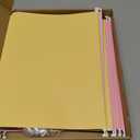 SUNEE 25 Pack Hanging File Folders, Bright Folders, Hanging File Folders Letter Size with 1/5-cut Tabs, Stay Organized for Your Home and Office Bulk File and Documents