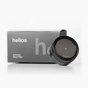 Helios Skincare Filter, Bathroom Sink Faucet Filter, For Women/Men all Ages, Removes Chlorine 99%, Hydrate Skin, Vitamin-C Infused, Advanced Filtration, Clinically Tested (Black)