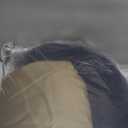 Majestic Pet 32 Inch Micro Velvet Calming Dog Bed Washable  Cozy Soft Round Dog Bed with Spine for Head Support - Fluffy Donut Puppy Mat 32x23x7 (inch) Medium  Navy