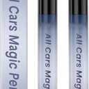 2Pcs All Car Magic Pen,Car Scratch Remover,Magic Car Scratch Removal Pen,Quick Fix for Scratches and Paint Damage, Weatherproof Fits All Car Colors