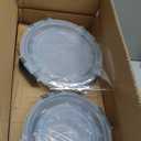 BAYZZ 24 Piece Glass Food Storage Containers with Lids, Airtight Glass Meal Prep Containers for Kitchen, BPA-Free Lunch Box, Microwave and Freezer Safe (Gray)