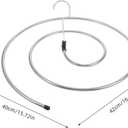 Ciieeo Rotating Sheet Hanger 2-Pack Spiral Drying Rack for Bed Sheets Blankets Quilts Towels Space-Saving Laundry Drying Hanger 16.53 X 15.74 X 0.39 in, 42.00X38.00X17.00CM