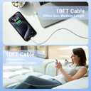 USBC to USBC Cable for iPhone 17 16 15, 10FT 3Pack 60W Long Charger Cord Type C Fast Charging for iPhone 17 Air/16e/17/16/15(Pro Max,Pro,Plus), iPad,Samsung Galaxy S25,S24,S23,S22 Ultra,Android Phone