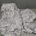 Vintage Floral Duvet Cover Set, 100% Cotton Botanical Bedding 3 Pieces Vintage Chic Style Queen Size, 1 Duvet Cover and 2 Pillowcases with Zipper Closure (Flower) (Queen(90"x90"))