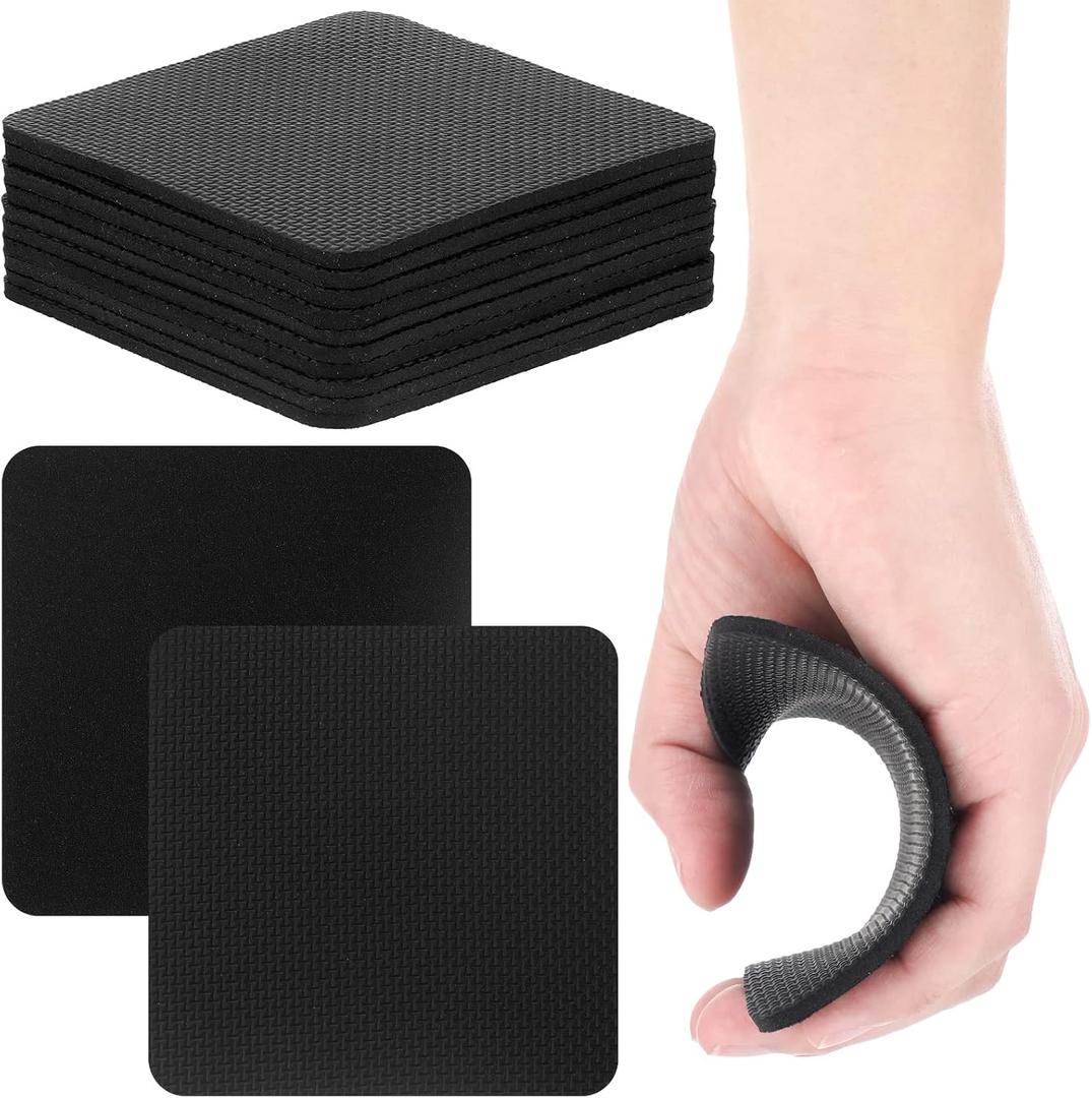 Zhanmai 10 Set Gym Grip Pads for Weight Lifting Workout Hand Pads Pull up Neoprene Comfort Weightlifting Light Gymnastics Hand Grips for Men Women No Sweaty