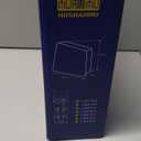 HOSHANHO Magnetic Knife Block 10 x 9 Inches, Double Sided Magnetic Knife Holder and Kitchen Knife Organizer Storage, 7 Slots Acacia Wood Universal Knife Block for Chefs