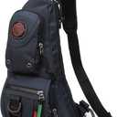 NICGID Sling Backpacks, Sling Chest Bag Shoulder Crossbody Bags for Men Women Outdoor Travel (Navy Blue)