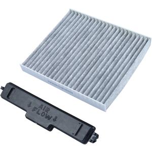 68406048AA Cabin Air Filter and Filter Access Door with Activated Carbon Compatible with Dodge Ram 1500 2500 3500 4500 5500 Cabin Air Filter Kit Replaces# 68318365AA 5058693AA 68052292AA