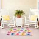 Dunzy Valentine's Day Conversation Heart Bathroom Rug 36x24 Inch Valentine's Day Love Candy Heart Welcome Door Mat Casual, Low Pile, Kitchen Decor Indoor Outdoor Party Decoration