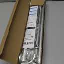 Blackout Curtain Rod 48-88, 3/4 Inch Curtain Rods for Windows Adjustable, Wrap Around Heavy Duty Telescoping Curtain Rods for Bedroom, Living Room, Silver