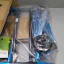 OasisSpace Heavy Duty Folding Walker, Bariatric Walker with 5 Inches Wheels for Seniors Wide Supports up to 500 lbs [Accessories Included] (Heavy Duty Size)