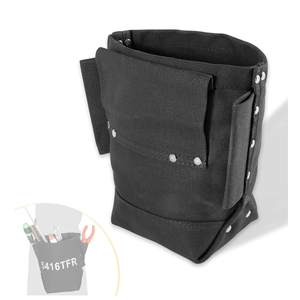 5416 Tools Bag, Flame Resistant Canvas Bolt Bag with Double Reinforced Bottom and Tunnel Connect, 5 x 10 x 9-Inch 5416tfr Bolt Bag