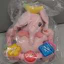 Holaxander Baby Elephant Musical Stuffed Animals Toy with Light-Up Music & Crinkle Sound Paper,Infant Bilingual Early Learning Education Toys,Tummy Time Toys for 0-3-6-12+ Months Boy Girl, Pink