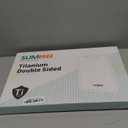 Titanium Cutting Board Double Sided Food Grade, Pure Titanium/PP for Kitchen, Cutting Board Easy to Clean[15.5*10.5+12*8.5] (Silver)