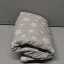 Waterproof Dog Bed Covers Replacement Washable Pet Hair Easy to Remove, Noiseless Quilted Puppy Pet Bed Cover Lovely Grey Star Print 27x36 Inches, for Dog/Cat, Cover Only