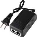48V POE Injector Adapter Power Supply,10/100Mbps IEEE 802.3af Compliant, for Most Cisco/Polycom/Aastra Phones and More