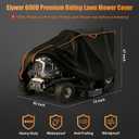 Riding Lawn Mower Cover- Lawn Tractor Covers Waterproof&Heavy Duty 600D Polyester Oxford UV Protection-Outdoor Universal Fit Mower with Storage Bag Cover for John Deere,EGO,Honda,Cub Cadet,Toro,Ryobi