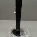 8000 lbs Square Drop Leg with Pin, Black