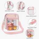 USPECLARE Clear Purse Stadium Transparent Messenger Bag Stadium Approved for Men and Women Clear CrossBody Bag