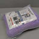 ITSOFT Plush Bathroom Rug 47x21, Absorbent Machine Washable Non Slip Chenille Bath Mats, Quick Dry Bathmat, Bath Rugs for Bath, Shower, Bedroom, or Door Mat, Lavender