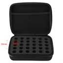 OUKENS Essential Oils Storage Case, 30 Grids Hard EVA Shell Essential Oil Storage Case Travel Carrying Organizer Box Suitable for Bottles 5ml