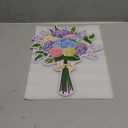 Unwynd Poke Art Flower Bouquet, Mess-Free Arts and Crafts for Adults, Teen Craft Kits, Mother's Day Flowers, Gifts for Mother, Women and Men (Hydrangea)