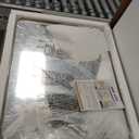 ANDY STAR Gold Bathroom Mirrors for Over Sink, 24x32 Inch Brushed Gold Wall Mirror, Rectangular Metal Framed Vanity Mirror -Modern Clean Design with Superior Stainless Steel Frame