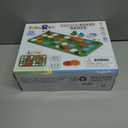 Logic Road Builder Games Toys: STEM Toys for 4 Year Old Kids, Montessori Board Game Brain Teaser Puzzles Preschool Learning Activities Educational Toy for Toddler Ages 3 5 6 7 8-12 Gifts(Green 32PCS)