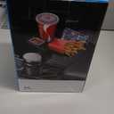 This Hill Cup Holder Tray for Car, 2 in 1 Detachable Car Food Table Tray with Solid Base & Phone Slot,Car Cup Holder Expander with 360Rotation Tray for Travel Road Essentials