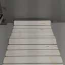 Stone Dish Drying Mat for Kitchen Counter, 24''15'' Dishes Drying Matt Kitchen Counter, Absorbent Diatomaceous Earth Bath Quick Dry Mats for Tableware, Bottles and Cup(White Marble)