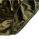 Men's 100% Pure Silk Underwear Bikini Briefs Panties (Red, XXL)