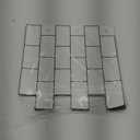 Art3d 5-Sheet Backsplash Tile for Kitchen Peel and Stick, 12"x12" Stick on Subway Tiles for Kitchen, Bathroom Back Splashes, White-Black Grout