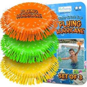 ArtCreativity Soft Water Frisbees for Kids, Soft Sports Discs (3 Pack), Beach Water Toys & Swimming Pool Toys for Kids, Backyard Fun Toy & Outdoor Summer Games, Birthday Gifts for Boys & Girls