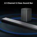 TCL S55H 2.1 Sound Bar with Wireless Subwoofer for Smart TV | Dolby Atmos DTS:X Auto Room Calibration| 220W Power Wireless Bluetooth Home Theater Audio | App Control & Remote Control | Latest Model