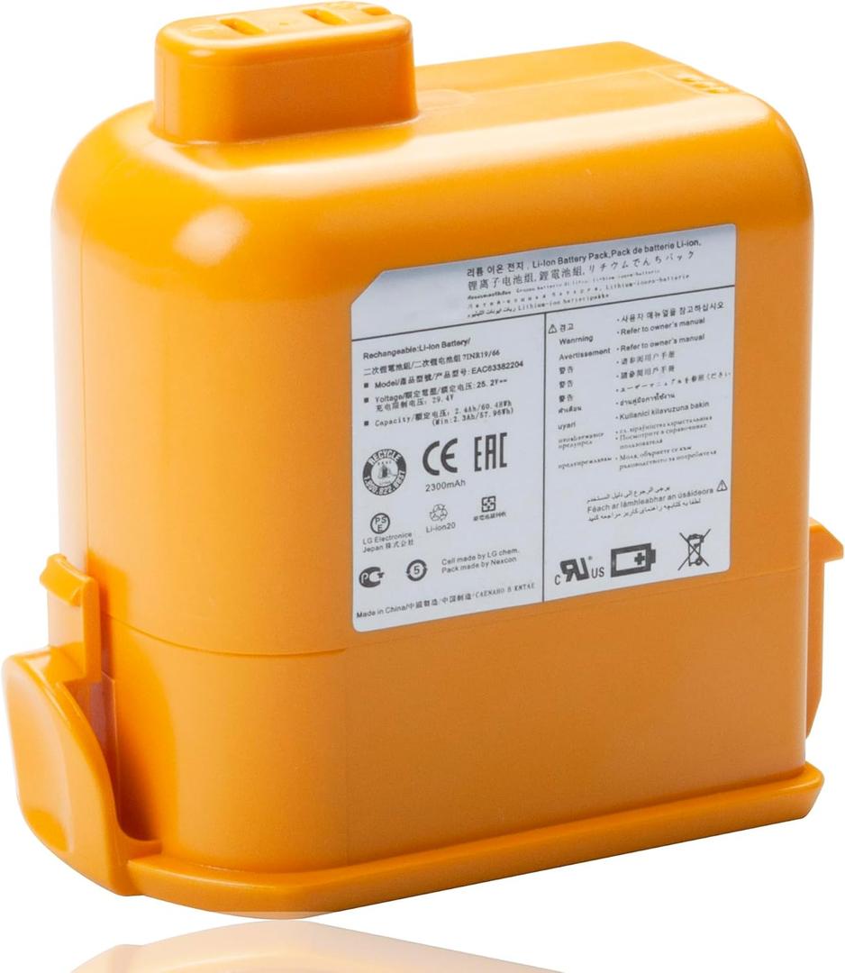 EAC63382204 Battery Replacement for LG Cord Zero A9,A9K-CORE A9MAX A9T-Ultra A9S A9K-PRO A9M A9MULTI A958 A958S A958SA A9 Plus A905M A905RM A907GMS A908MVR A927KGMS A929KVM A9K MAX A916