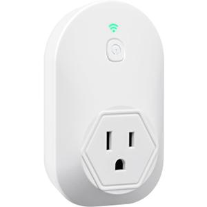 Briidea Ground Loop Hum Eliminator Plug-Style AC Voltage Filter, Reduces Buzz & Noise for Audio/Video Equipment, Safe Grounding (Not a Ground Lift), 120V 6A, White