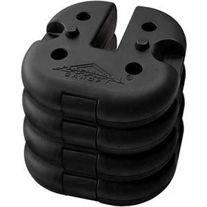 Caravan Canopy Sports 10001200011 Caravan Weight Plates, Black